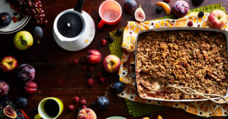 Apple Crisp with Brandy and Spices