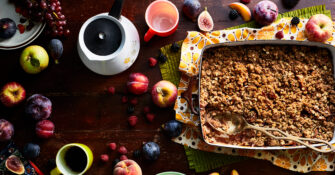 Apple Crisp with Brandy and Spices